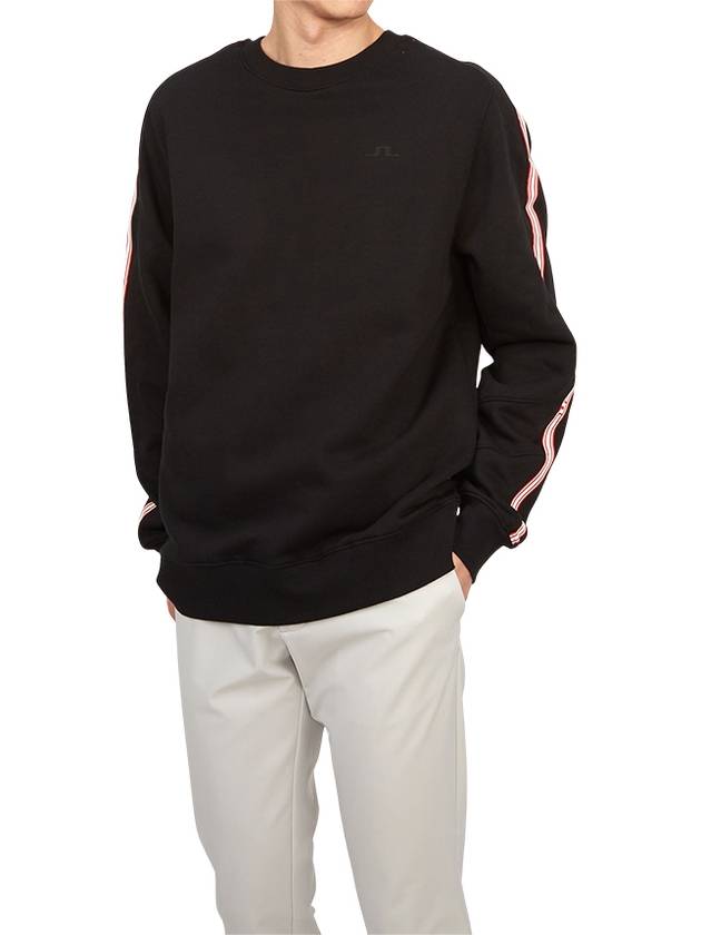 Men's Sneaky Crew Neck Sweatshirt Black - J.LINDEBERG - BALAAN 7