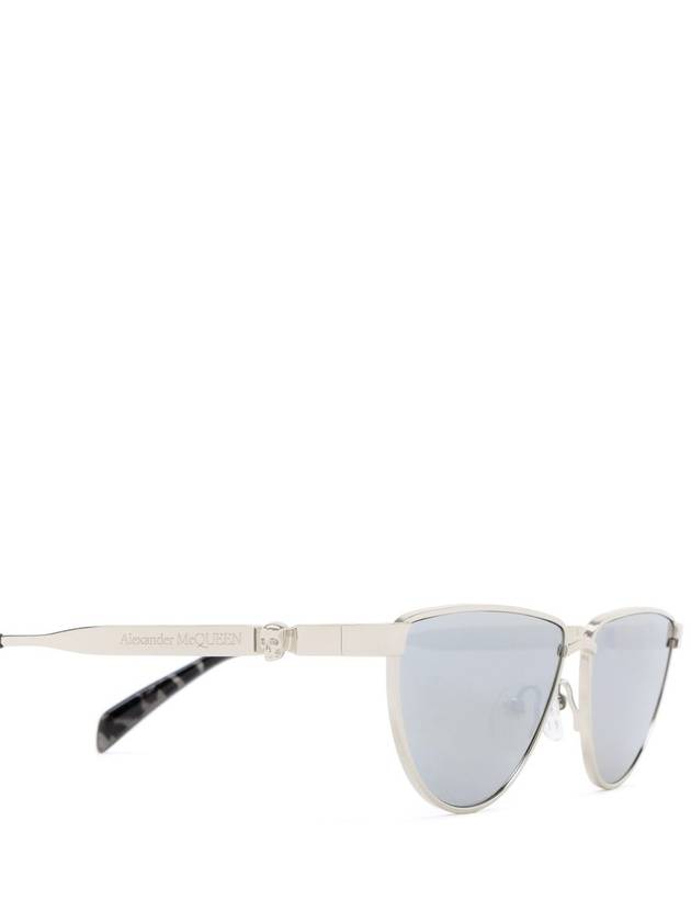 Eyewear Mirror Oval Frame Sunglasses AM0456S - ALEXANDER MCQUEEN - BALAAN 4