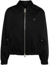 De Coeur Logo Zip-up Jacket Jacket Black - AMI - BALAAN 2