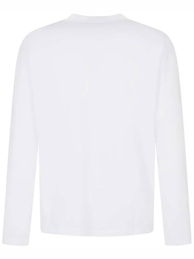 Fox Head Patch Regular Long Sleeve T-Shirt White - MAISON KITSUNE - BALAAN 4