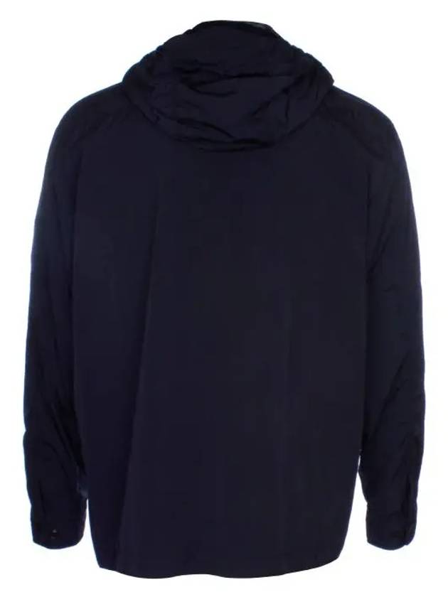 Chrome R Lens Hooded Jacket Navy - CP COMPANY - BALAAN 8