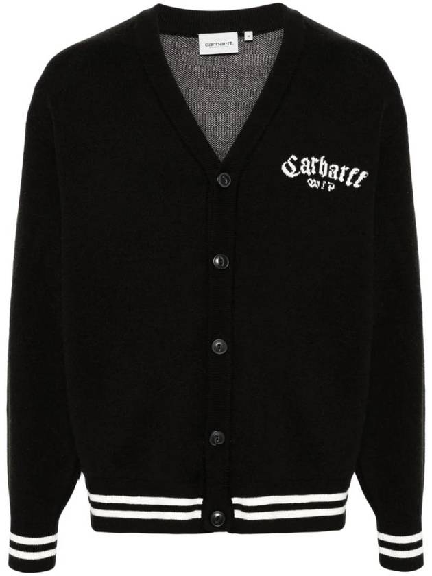 Onyx Button Up Cardigan Black - CARHARTT WIP - BALAAN 1