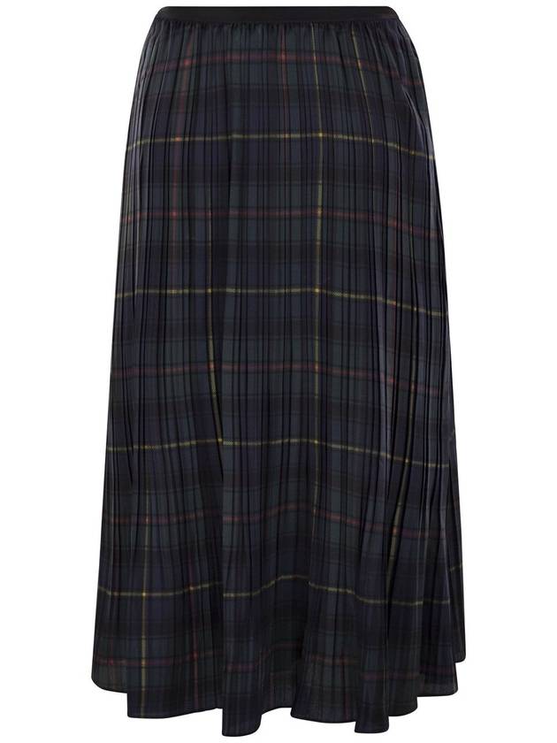 Pleated georgette plaid skirt - POLO RALPH LAUREN - BALAAN 2