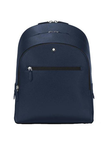 Sartorial Medium Backpack 3 Compartments Ink Blue 131716 - MONTBLANC - BALAAN 1