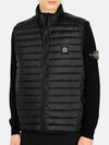 Loom Woven Chambers Nylon Down Vest Black - STONE ISLAND - BALAAN 3