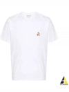 Speedy Fox Patch Comfort Short Sleeve T-Shirt White - MAISON KITSUNE - BALAAN 2