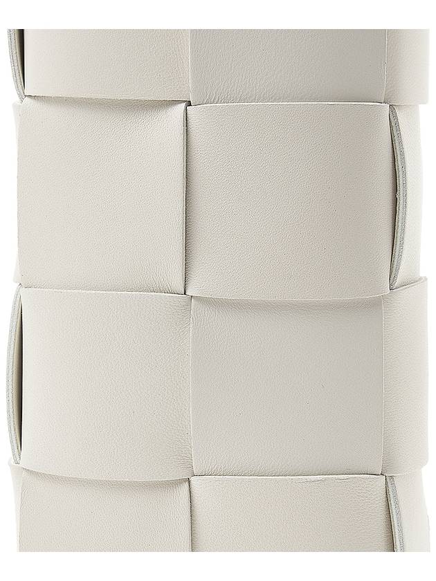 Cassette Intrecciato Mini Cross Bag Chalk White - BOTTEGA VENETA - BALAAN 7