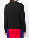 Box Logo Print Sweatshirt Black - MSGM - BALAAN 10