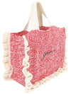 Crochet Tote Bag Pink - GANNI - BALAAN 4