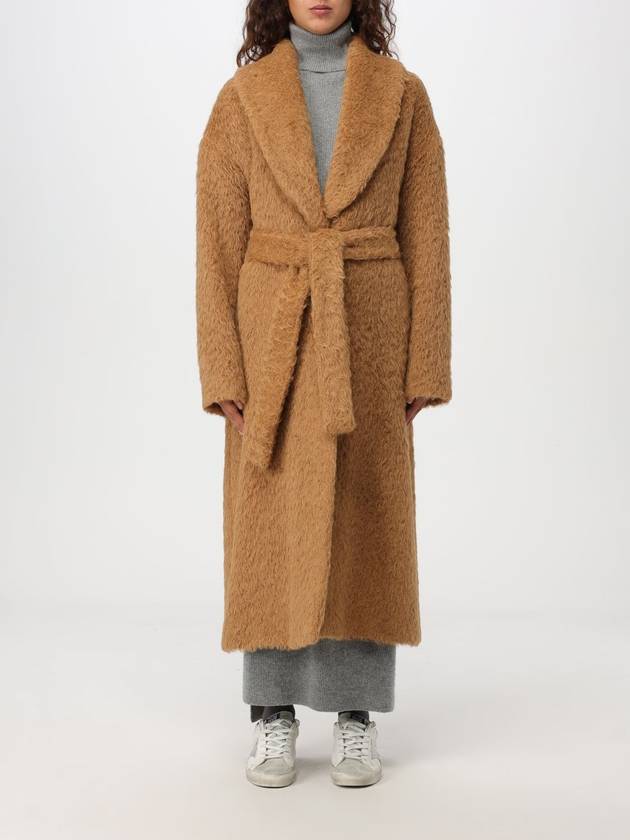 Shawl Collar Single Coat Tobacco - GOLDEN GOOSE - BALAAN 2