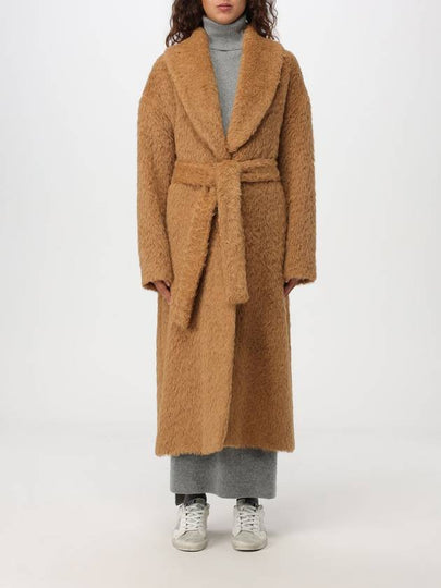 Shawl Collar Single Coat Tobacco - GOLDEN GOOSE - BALAAN 2