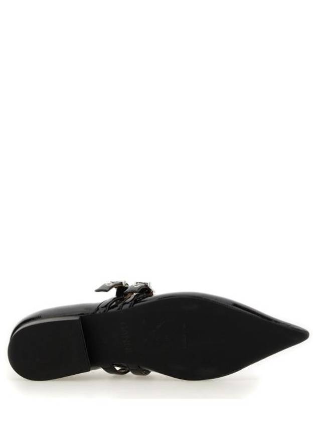 Eyelets Mary Jane Flat Black - GANNI - BALAAN 6