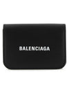 Everyday Logo Mini Bicycle Wallet Black - BALENCIAGA - BALAAN.