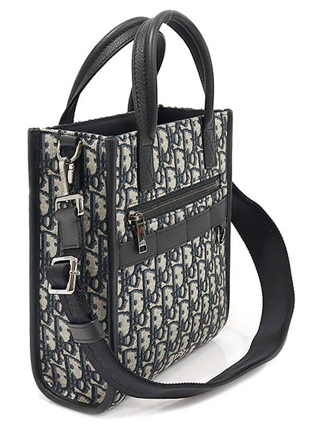 1ESPO311YKY H27E Beige Black Oblique Jacquard Safari North South Tote 2WAY - DIOR - BALAAN 2