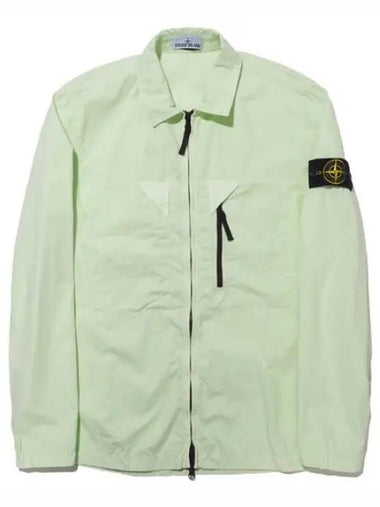 Old Effect Badge Overshirt - STONE ISLAND - BALAAN 1