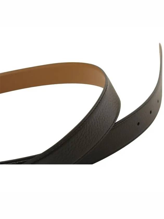 Salvatore Reversible Gancini Men's Leather Belt Black - SALVATORE FERRAGAMO - BALAAN.