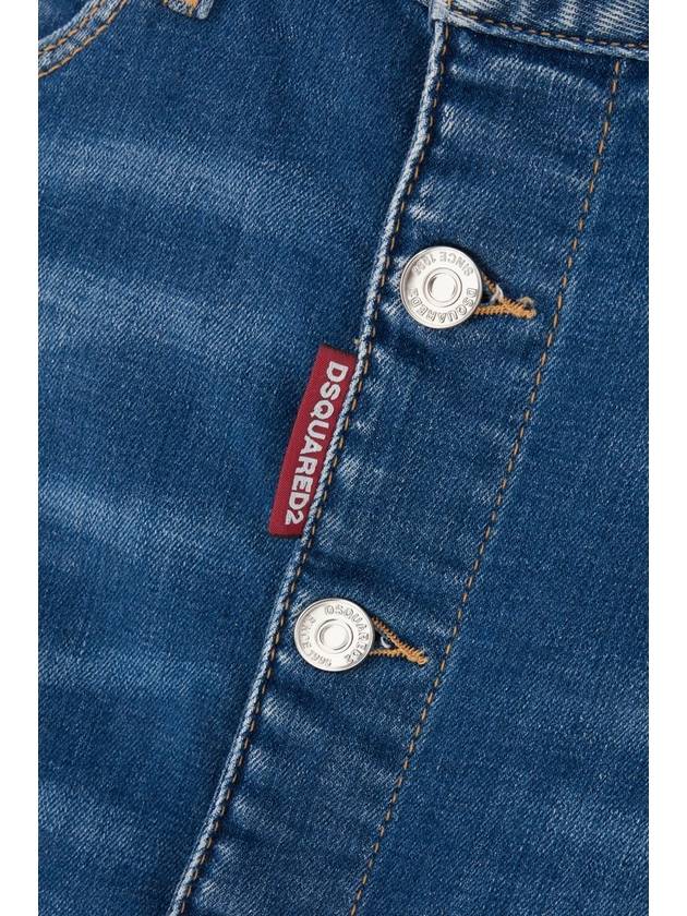 short skirt S75MA0935 S30342 470 BLUE - DSQUARED2 - BALAAN 4