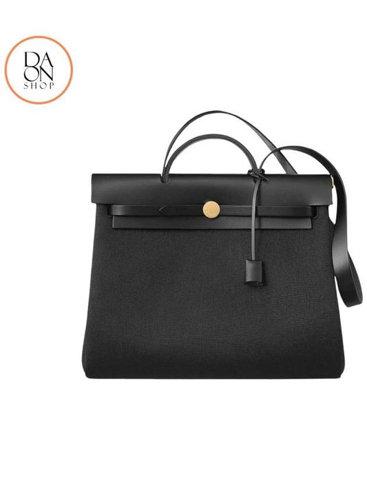 Herbag Zip 39 Tote Bag Noir - HERMES - BALAAN 2