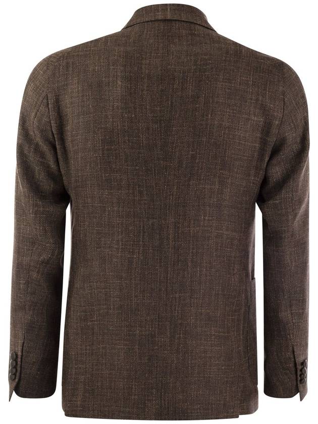 Double breasted wool jacket brown - TAGLIATORE - BALAAN 3