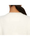 Crop Brushed Alpaca Knit Top White - MAISON MARGIELA - BALAAN 8