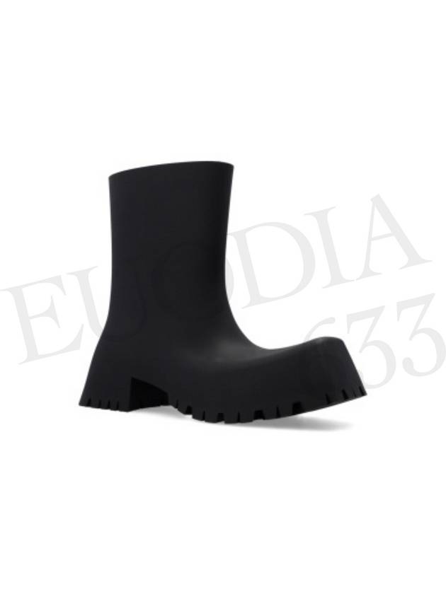 Rubber Trooper Ankle Boots Black - BALENCIAGA - BALAAN 6