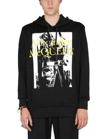 logo graphic hoodie - ALEXANDER MCQUEEN - BALAAN 2