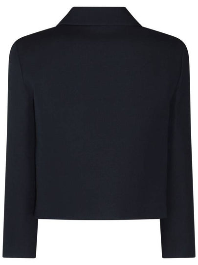 Valentino Garavani Navy Blue Wool Blazer - VALENTINO - BALAAN 2