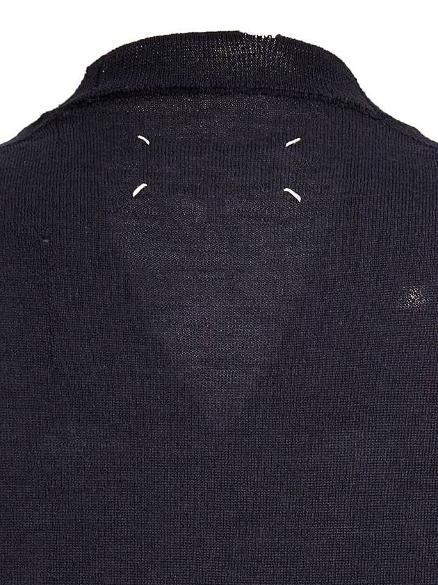 Embroidered Wool Vest Black - MAISON MARGIELA - BALAAN 5