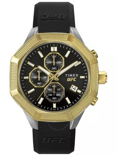 Timex UFC King Chronograph Quartz Black Dial Men's Watch TW2V87300JR - TIMEX - BALAAN 1