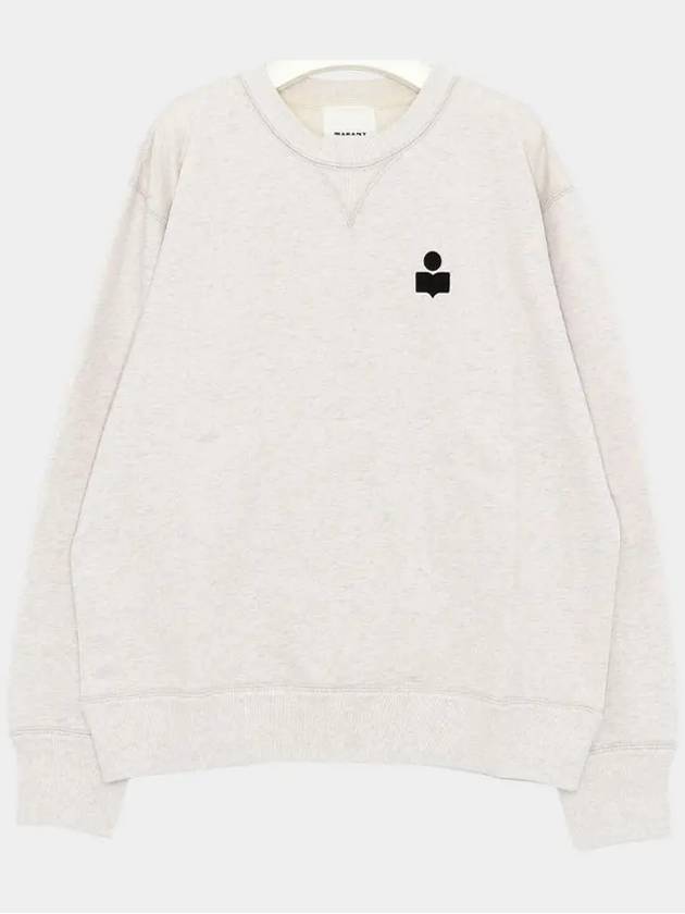 Mike Logo Cotton Sweatshirt White - ISABEL MARANT - BALAAN 3