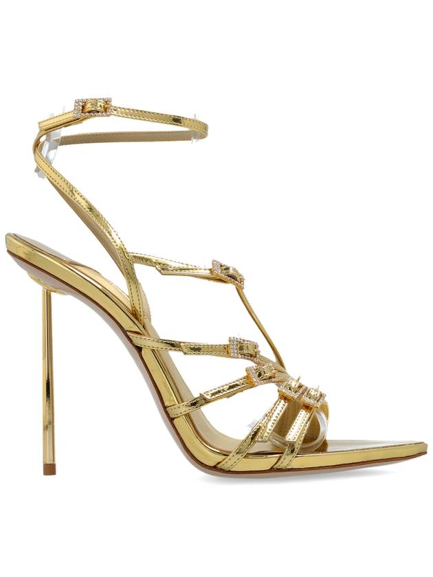 Le Silla Scarlet High-heeled Sandals, Women's, Gold - LE SILLA - BALAAN 1