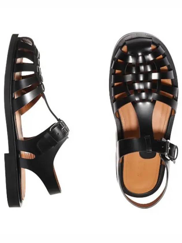 Fisherman leather sandals women - MARNI - BALAAN 1