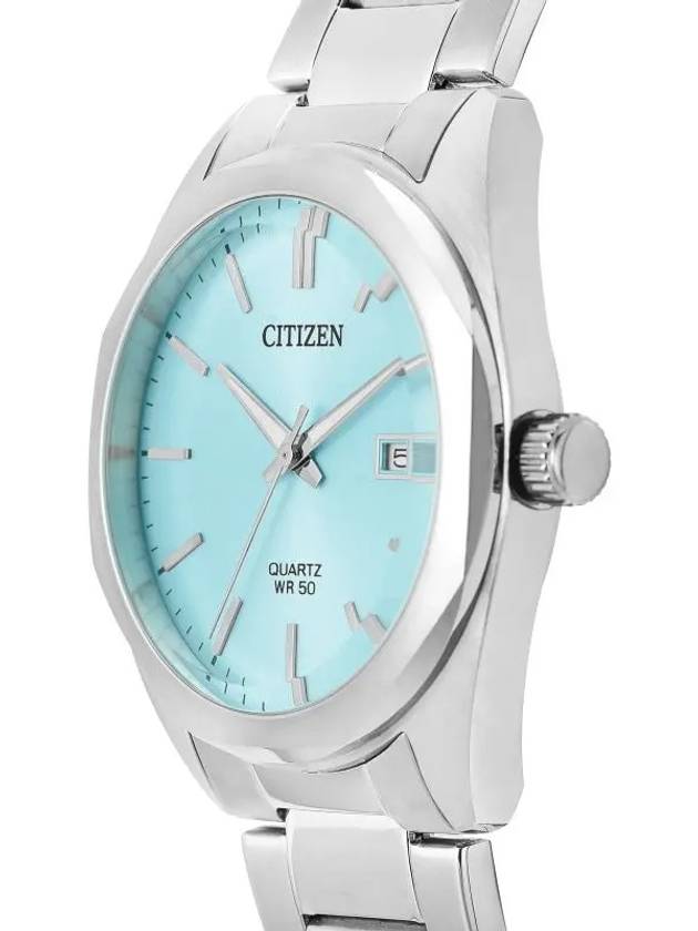 Analog Dial Watch Silver Light Blue - CITIZEN - BALAAN 4