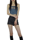 Women's M Clarksville Sleeveless Blue - DIESEL - BALAAN 4