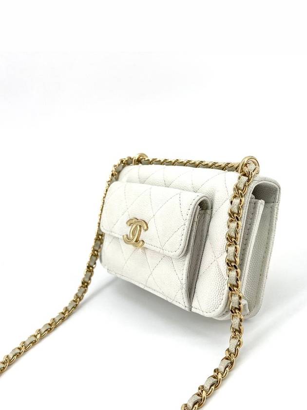 Caviar pocket woc mini bag cross - CHANEL - BALAAN 4