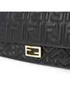 FF Baguette Nappa Leather Long Wallet Black - FENDI - BALAAN 8