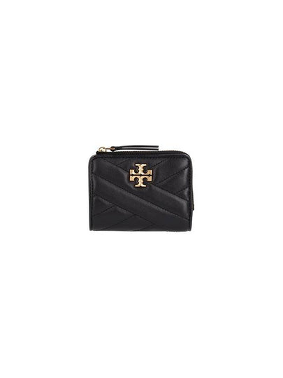 Chevron Half Wallet Black - TORY BURCH - BALAAN 2