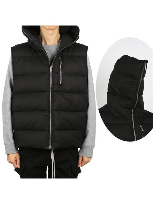 Gimp Down Vest Black - RICK OWENS - BALAAN 2