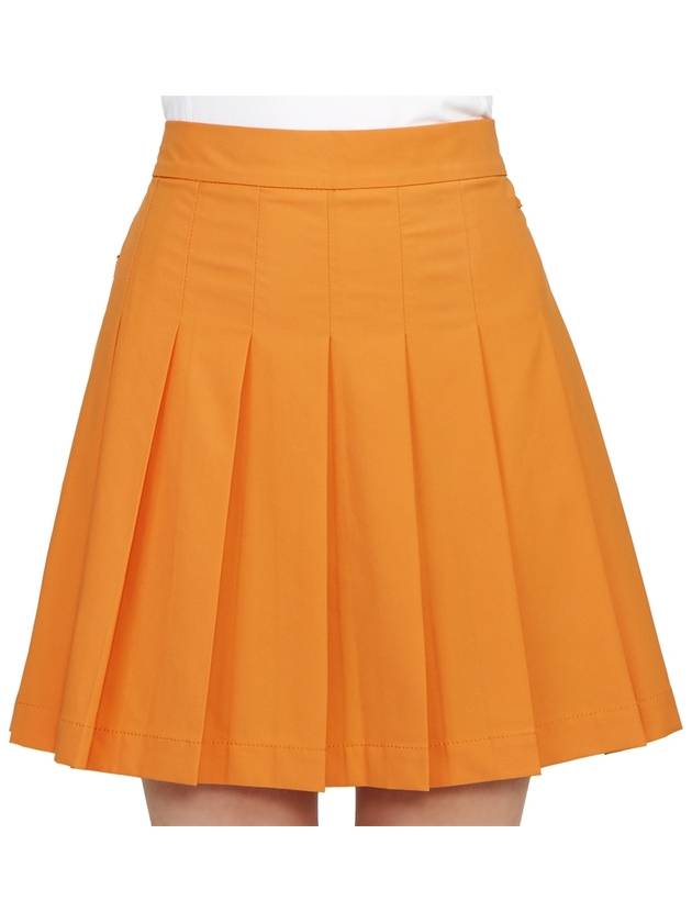 Women's Adina Golf Skirt Orange - J.LINDEBERG - BALAAN 7