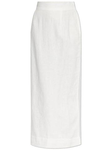 Posse Linen Skirt Emma, Women's, White - POSSE - BALAAN 1