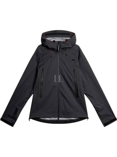 Men's Bryden Waterproof Hooded Zip-Up Jacket Black - J.LINDEBERG - BALAAN 2