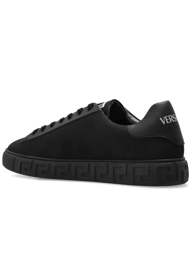 Versace Sneakers With Shimmering Applications, Men's, Black - VERSACE - BALAAN 5