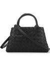 Intrecciato New Roma Tote Bag Black - BOTTEGA VENETA - BALAAN 2