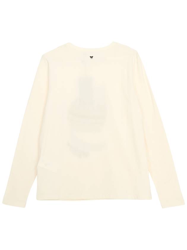 Siamese Long Sleeve T-Shirt Ivory - MAX MARA - BALAAN 3