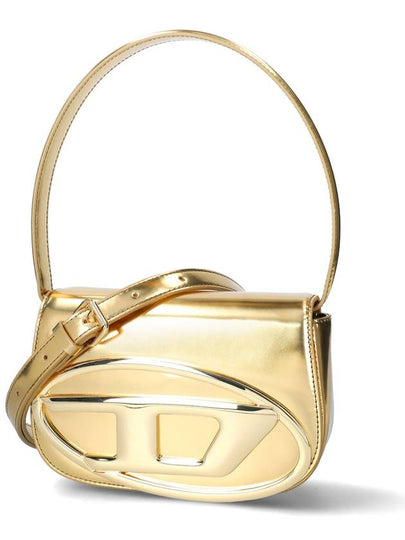 1DR Mirrored Leather Shoulder Bag Gold - DIESEL - BALAAN 2