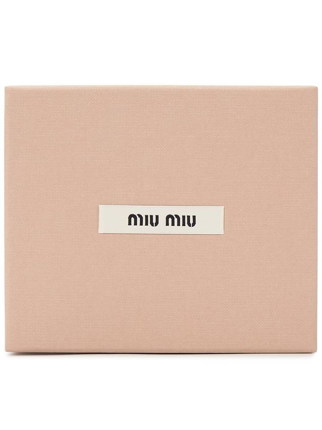 Matelasse Leather Half Wallet Green - MIU MIU - BALAAN 10