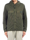 Metropolis Chrome R Overshirt Hooded Jacket Green - CP COMPANY - BALAAN 2