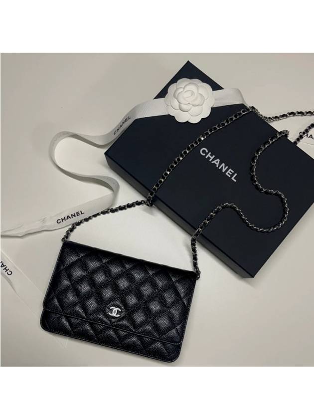 Classic woc black silver caviar skin AP0250 - CHANEL - BALAAN 1