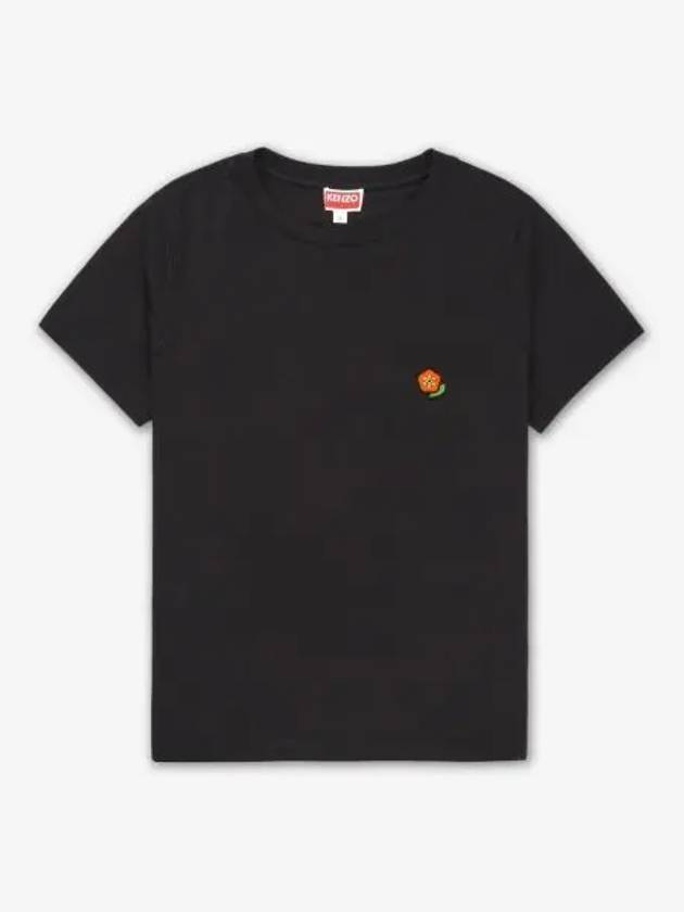 Pop Embroidered Short Sleeve T-Shirt Black - KENZO - BALAAN 2