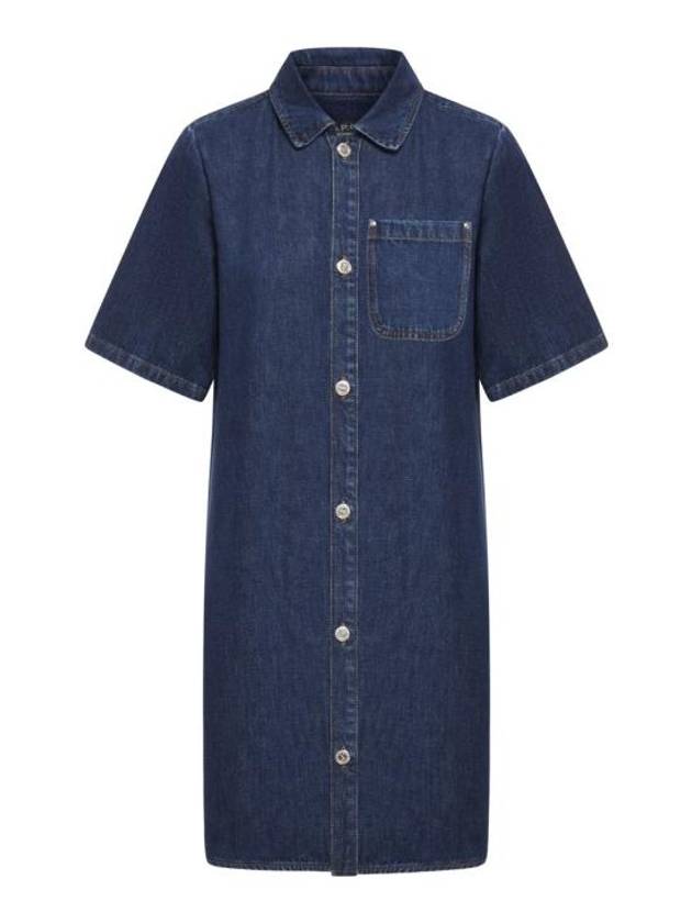 Venice Short Dress Stonewashed Indigo - A.P.C. - BALAAN 1